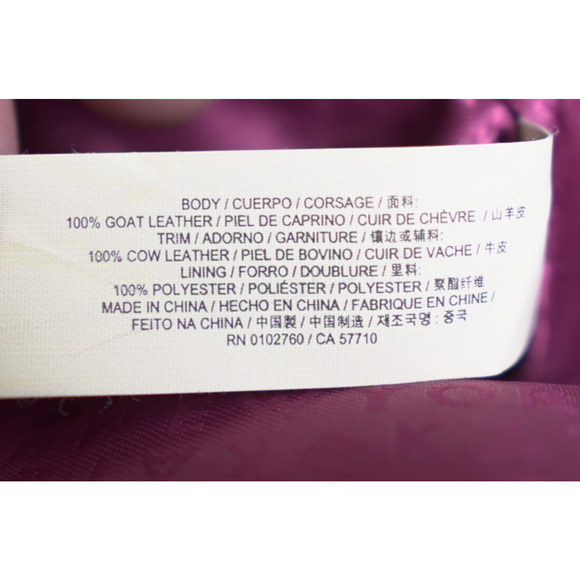 KATE SPADE Roselyn Hunts Burgundy Leather Tote Goat & Cowhide Feminine Corpcore - Picture 5 of 15